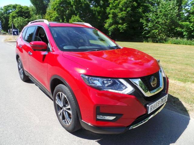 Nissan X Trail 1.3 DiG-T N-Connecta 5dr [7 Seat] DCT Estate Petrol RED