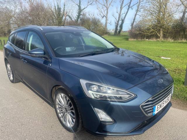 Ford Focus 1.5 EcoBlue 120 Titanium X 5dr Auto Estate Diesel BLUE
