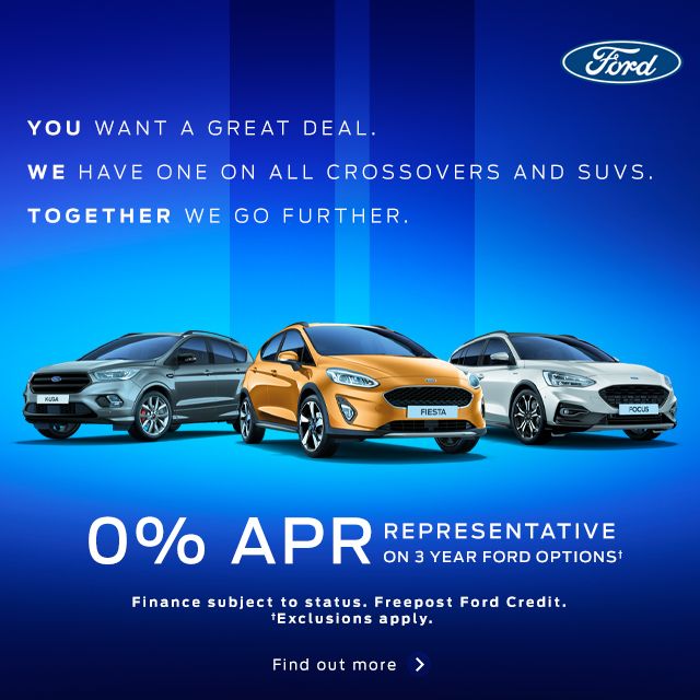 0% APR Representative on 3 Year Ford Options